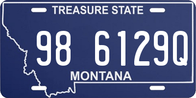 MT license plate 986129Q