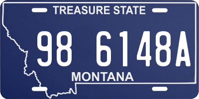 MT license plate 986148A