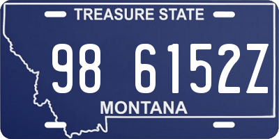 MT license plate 986152Z