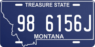 MT license plate 986156J