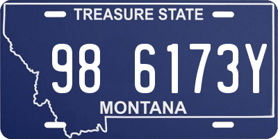 MT license plate 986173Y