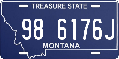 MT license plate 986176J