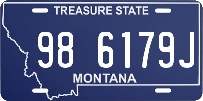 MT license plate 986179J