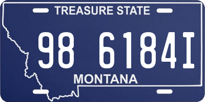 MT license plate 986184I