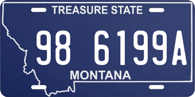 MT license plate 986199A