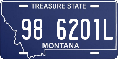 MT license plate 986201L