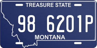 MT license plate 986201P