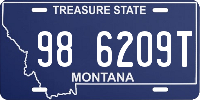 MT license plate 986209T