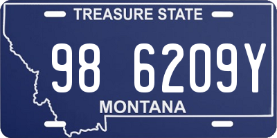 MT license plate 986209Y