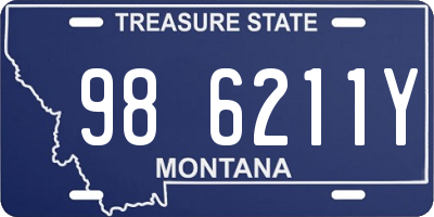 MT license plate 986211Y