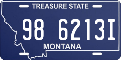 MT license plate 986213I