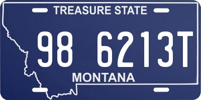 MT license plate 986213T