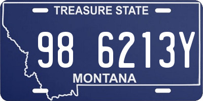 MT license plate 986213Y