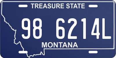 MT license plate 986214L