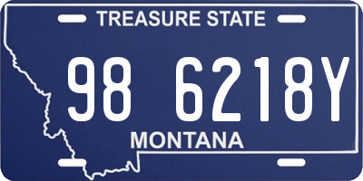 MT license plate 986218Y