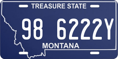 MT license plate 986222Y