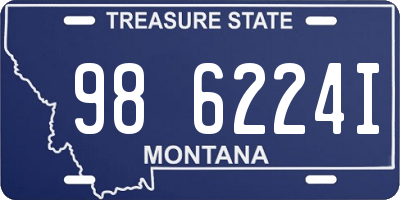 MT license plate 986224I