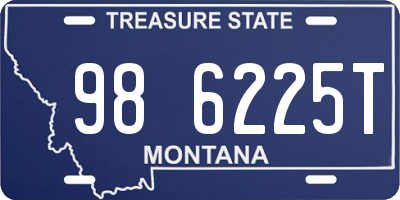 MT license plate 986225T