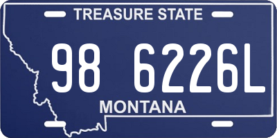 MT license plate 986226L