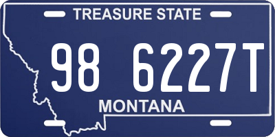 MT license plate 986227T