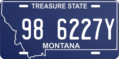 MT license plate 986227Y
