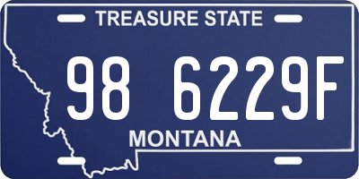 MT license plate 986229F