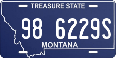MT license plate 986229S