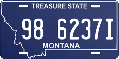 MT license plate 986237I