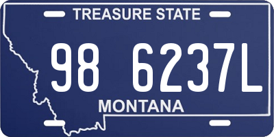 MT license plate 986237L