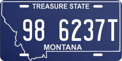 MT license plate 986237T