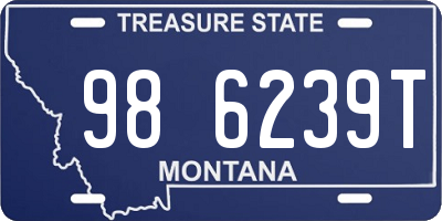 MT license plate 986239T