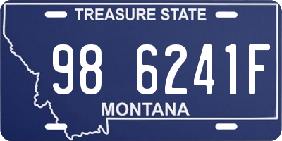 MT license plate 986241F