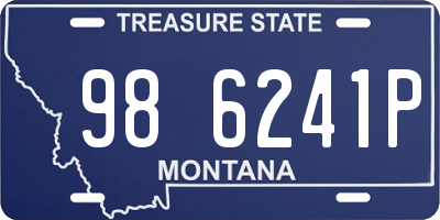 MT license plate 986241P