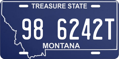 MT license plate 986242T