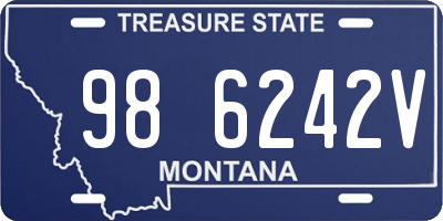 MT license plate 986242V