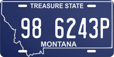 MT license plate 986243P