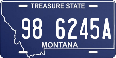 MT license plate 986245A