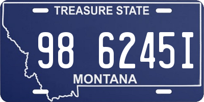 MT license plate 986245I