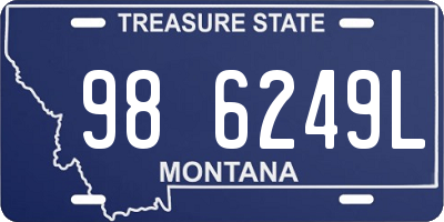 MT license plate 986249L