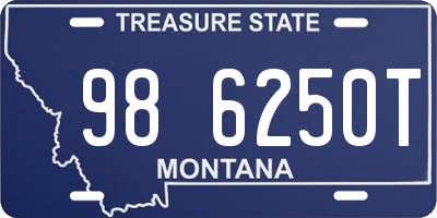 MT license plate 986250T