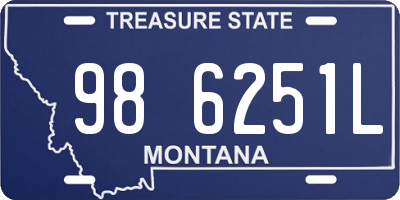 MT license plate 986251L