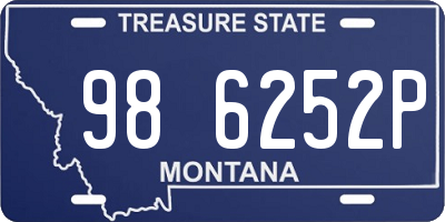 MT license plate 986252P