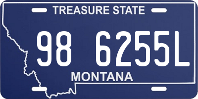 MT license plate 986255L