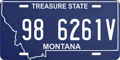 MT license plate 986261V