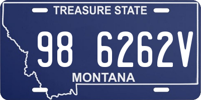 MT license plate 986262V