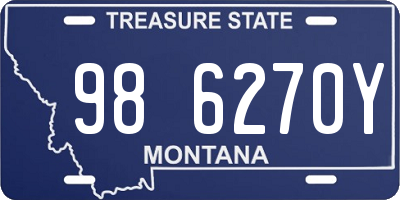 MT license plate 986270Y