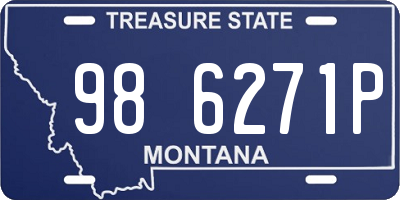 MT license plate 986271P