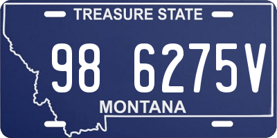 MT license plate 986275V