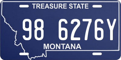 MT license plate 986276Y