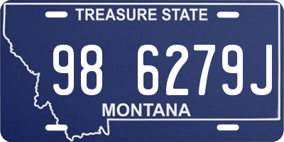 MT license plate 986279J